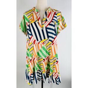 THML Multicolor Striped Mini Dress